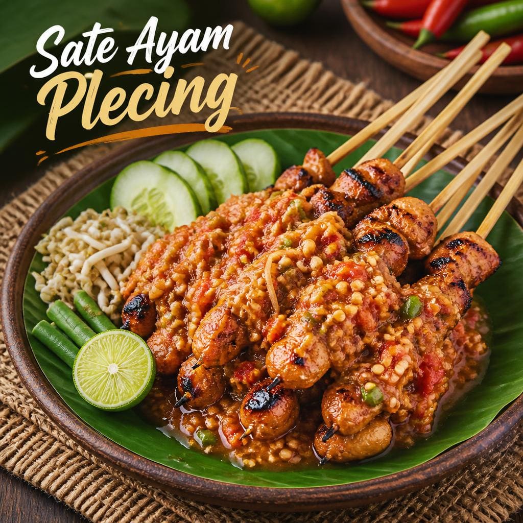 Sate Ayam Plecing